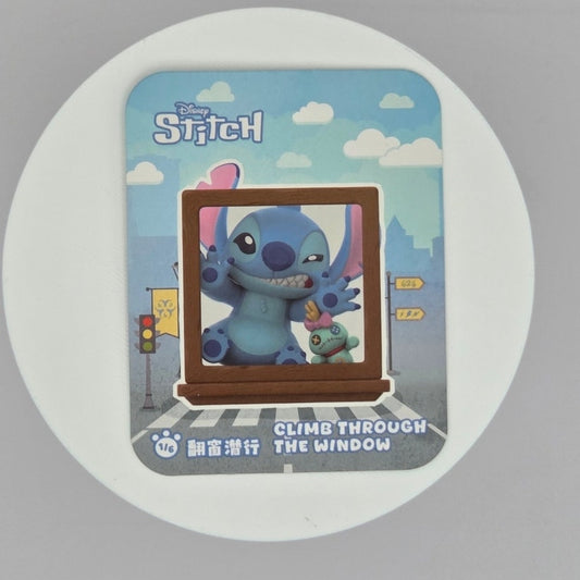 Top Toy - Stitch City Adventure - Card Confirmed Climb Through the Window