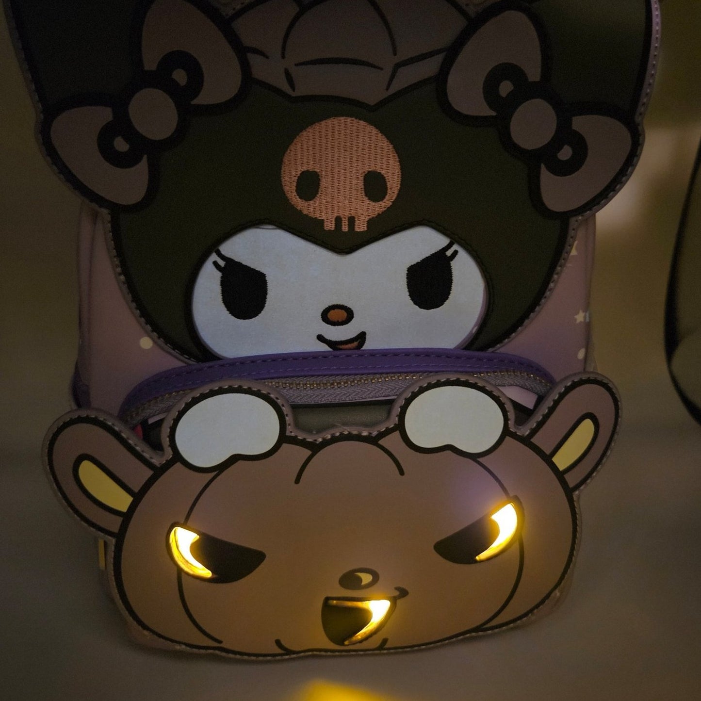 Kuromi Light up Loungefly Backpack