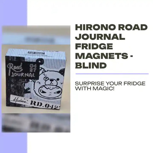 Hirono Road Journal Fridge Magnets - Blind by@Outfy