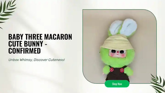 Baby Three Macaron Cute Bunny - Confirmed by@Outfy