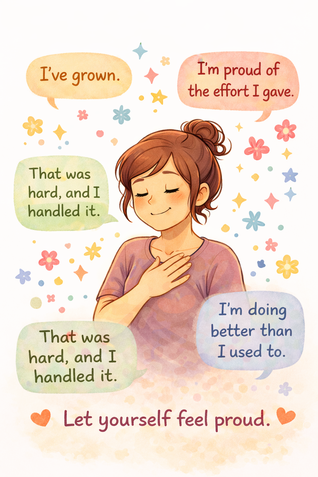 Letting Yourself Feel Proud