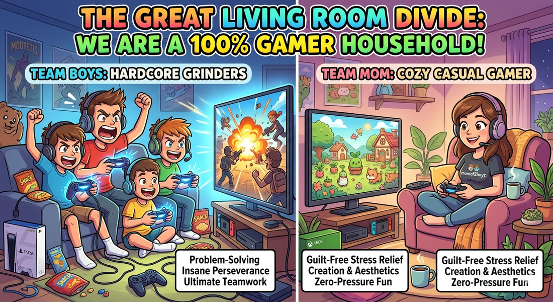 The All-Gamer Household: Built Different (and Always Out of Batteries)