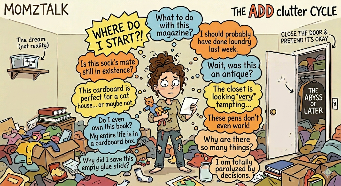 The ADD & "Just in Case" Clutter Cycle: When Organizing Feels Impossible
