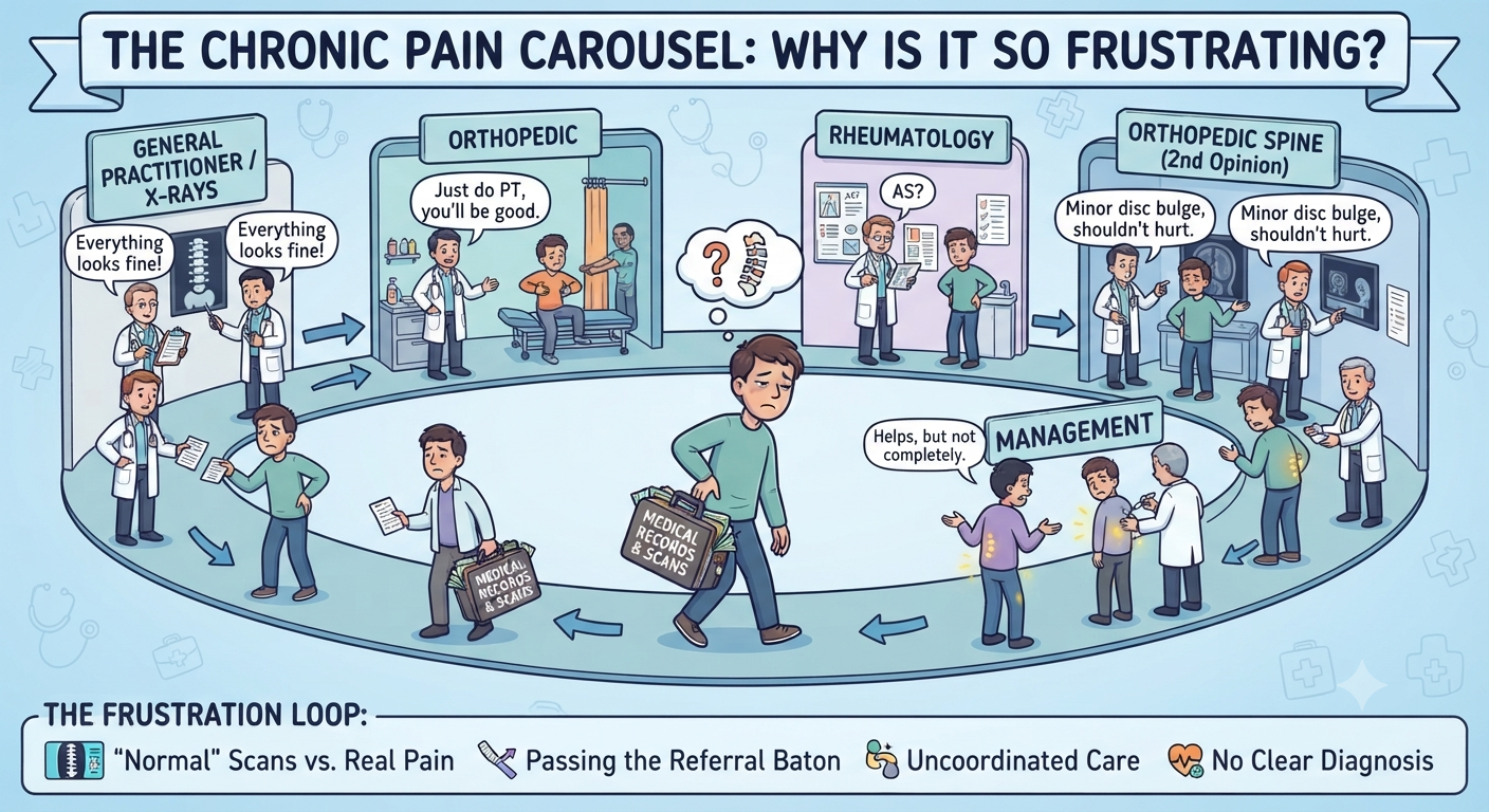 When "Everything Looks Normal" Isn't: Navigating the Chronic Pain Carousel