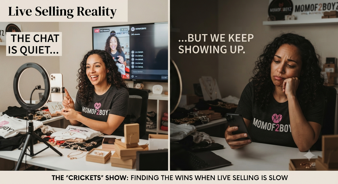 The Reality of the "Crickets" Show: Keeping the Energy Up When Sales Stop
