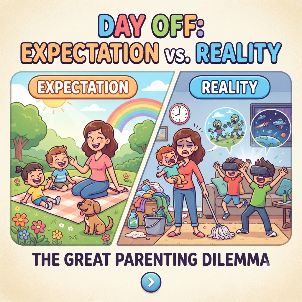 The Great Day-Off Illusion: Expectation vs. Reality (And How We Survived It)