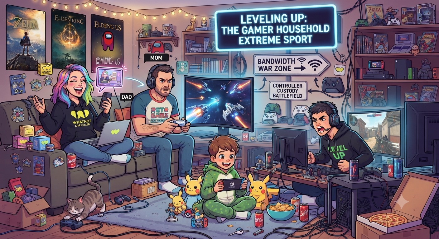 Leveling Up: Why Being a Household of Gamers is Its Own Extreme Sport