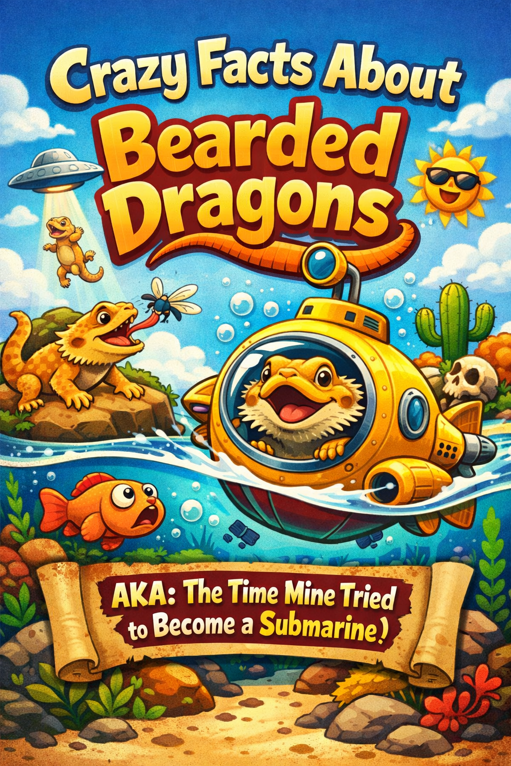 Crazy Facts About Bearded Dragons (AKA: The Time Mine Tried to Become a Submarine)
