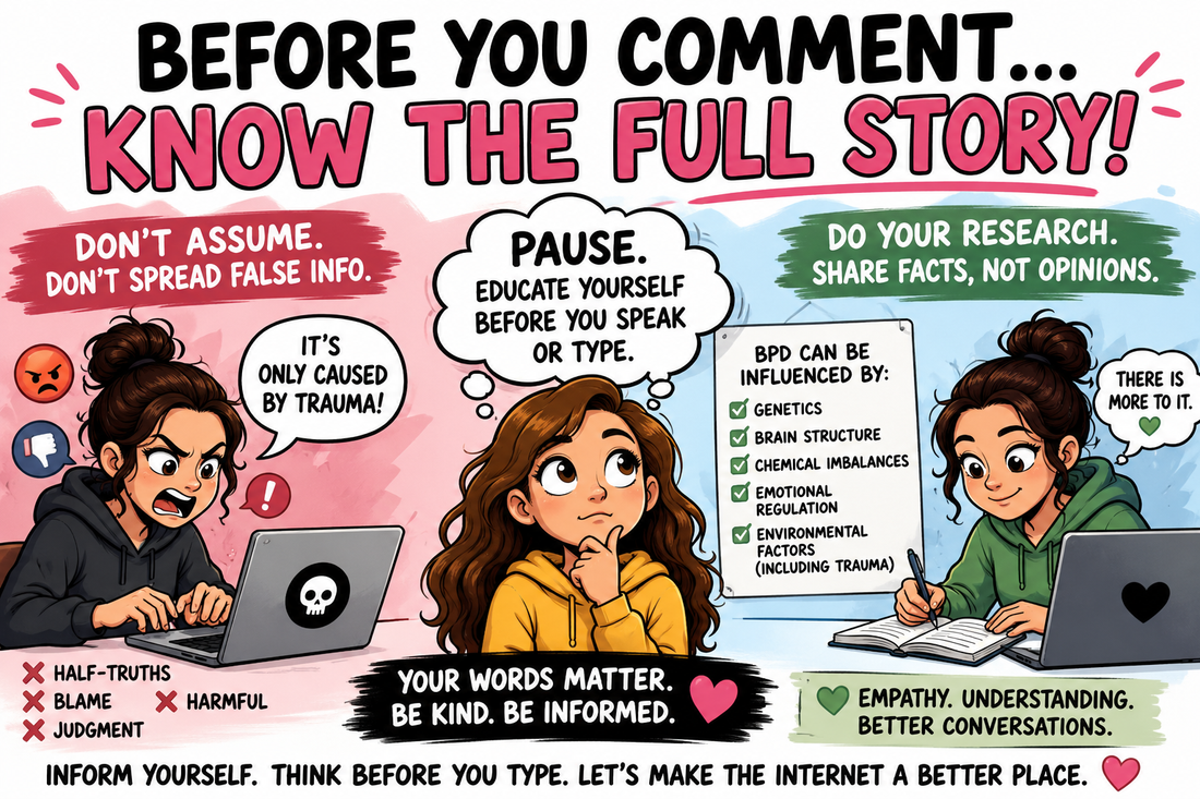 Before You Comment, Learn the Full Story