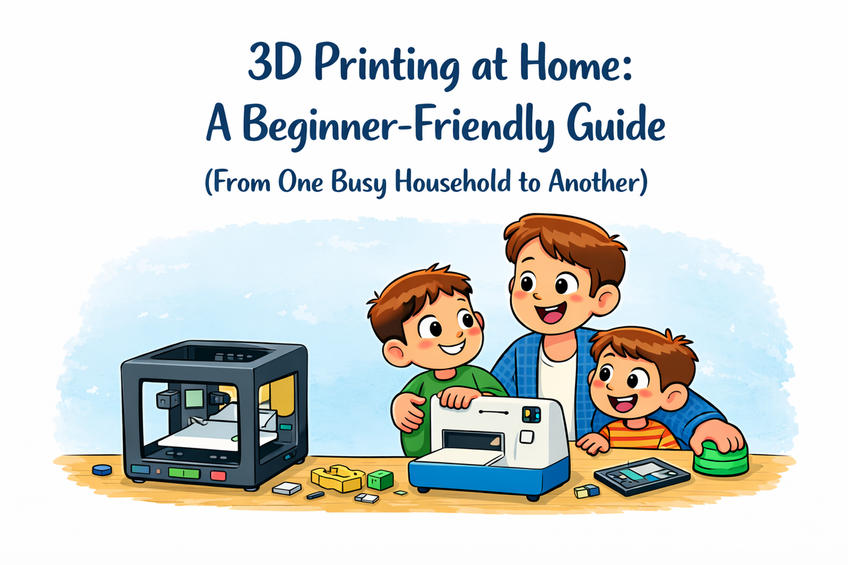 3D Printing at Home: A Beginner-Friendly Guide (From One Busy Household to Another)