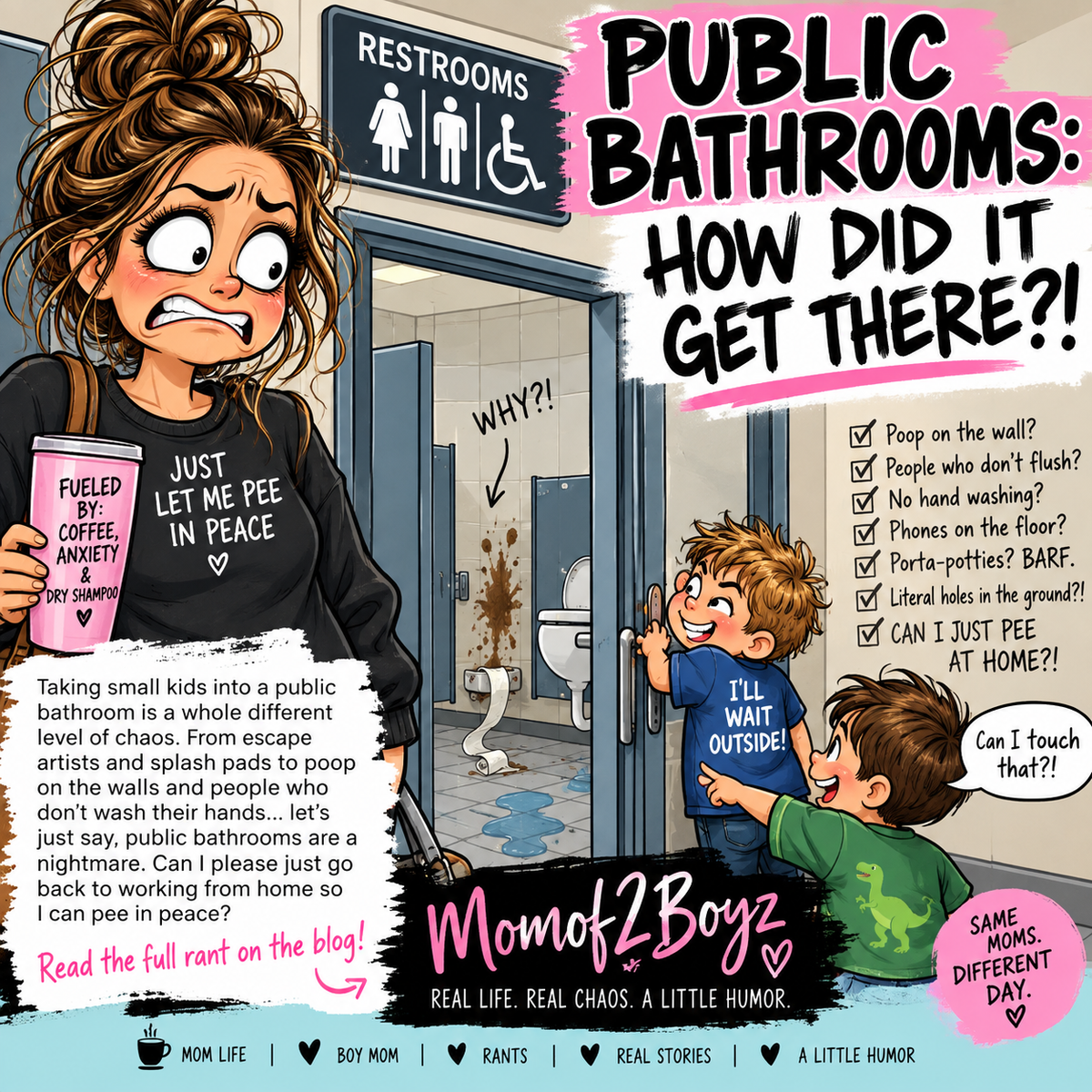 Public Bathrooms: HOW DID IT GET THERE?!