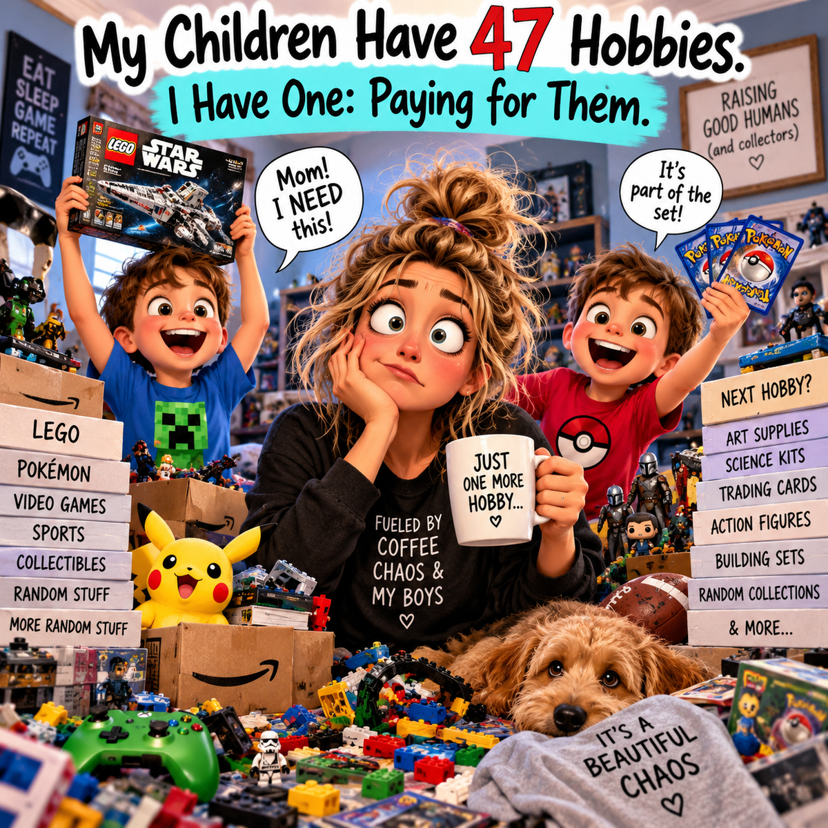 My Children Have 47 Hobbies. I Have One: Paying for Them.