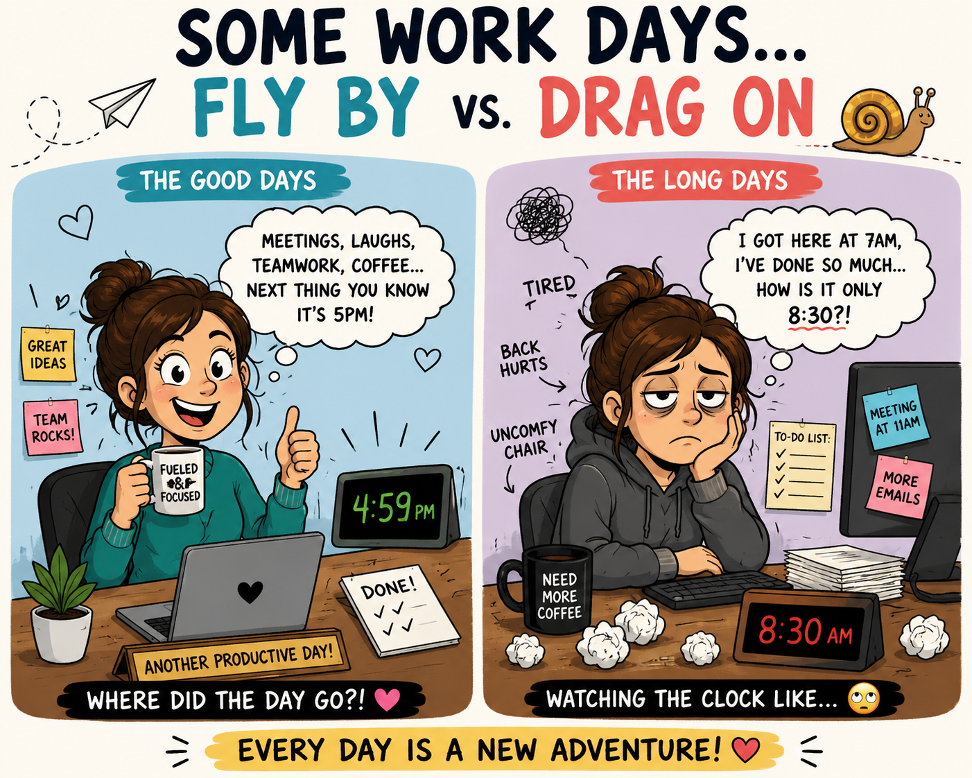 Why Does the Work Day Feel So Long Sometimes?
