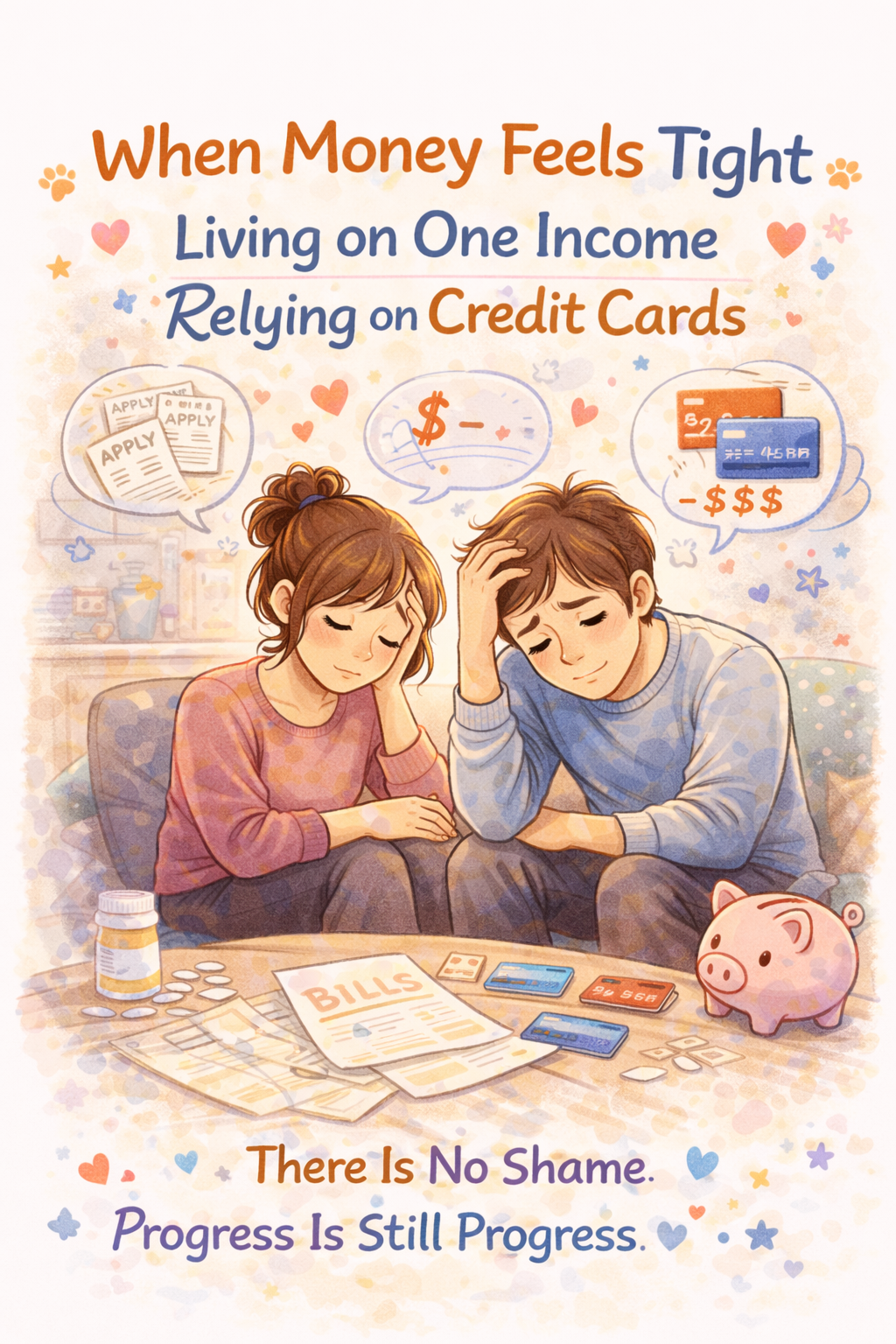 When Money Feels Tight: Living on One Income and Carrying the Weight
