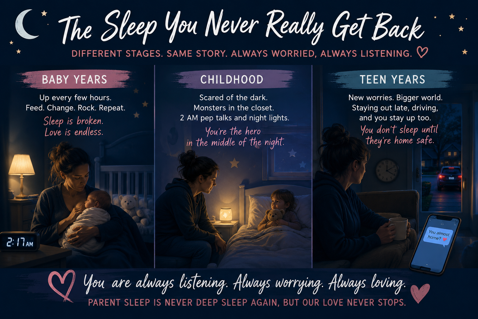 The Sleep You Never Really Get Back