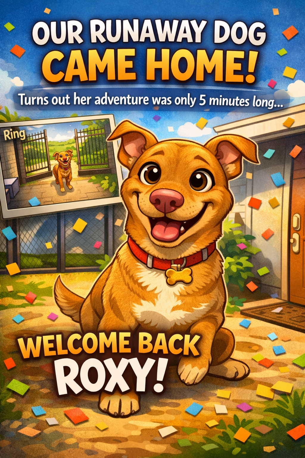 The Best Notification: When Your Runaway Dog Comes Home