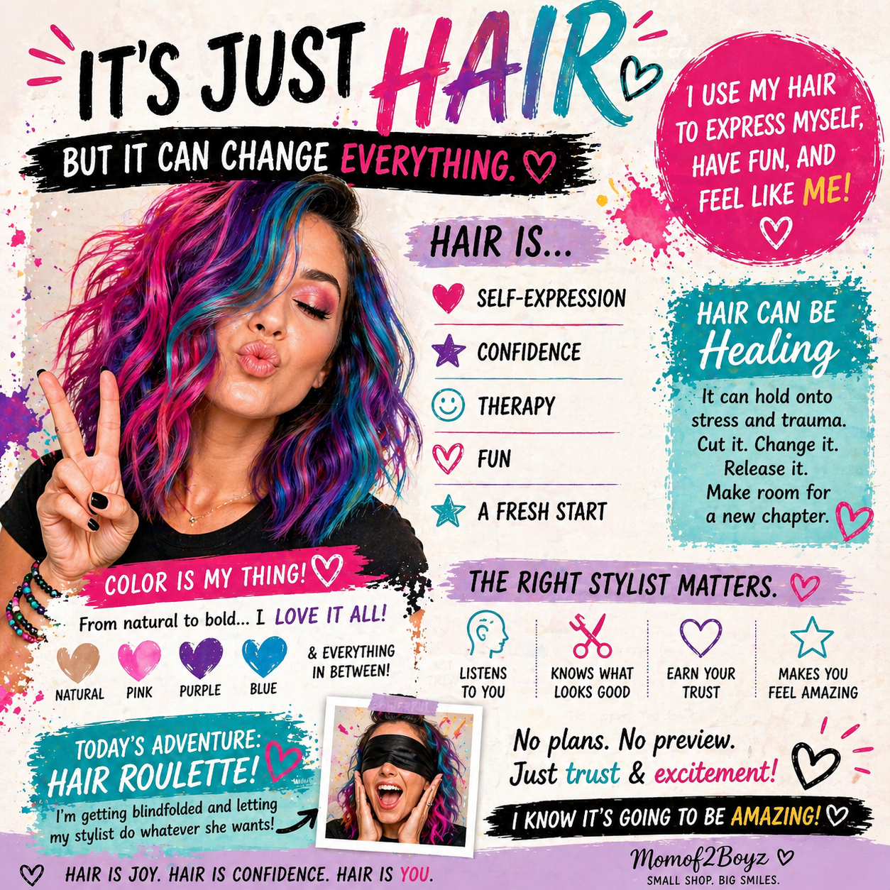More Than Just Hair: Color, Confidence, and a Little Therapy