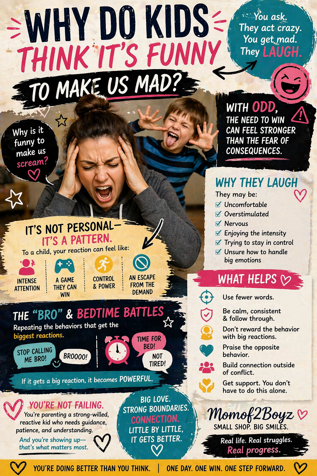 Why Do Kids Think It’s Funny to Push Our Buttons?