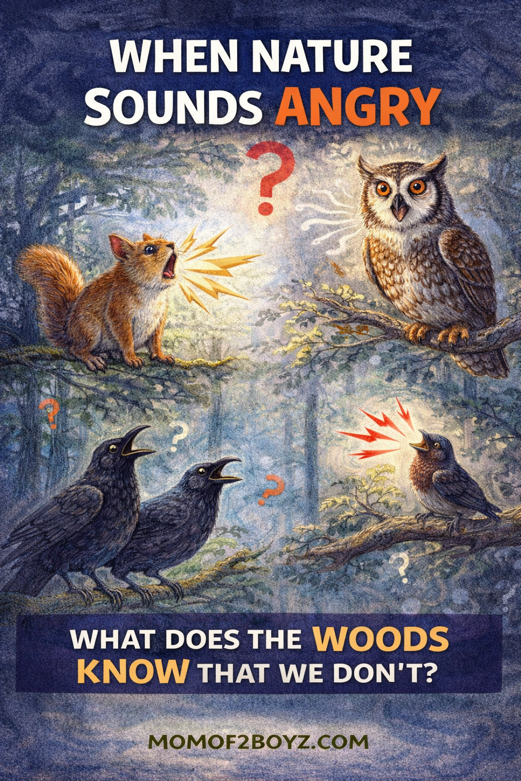 When Nature Sounds Angry: What Does the Woods Know That We Don’t?