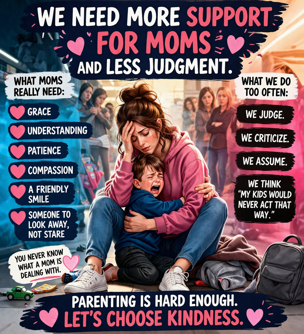 We Need More Support for Moms and Less Judgment