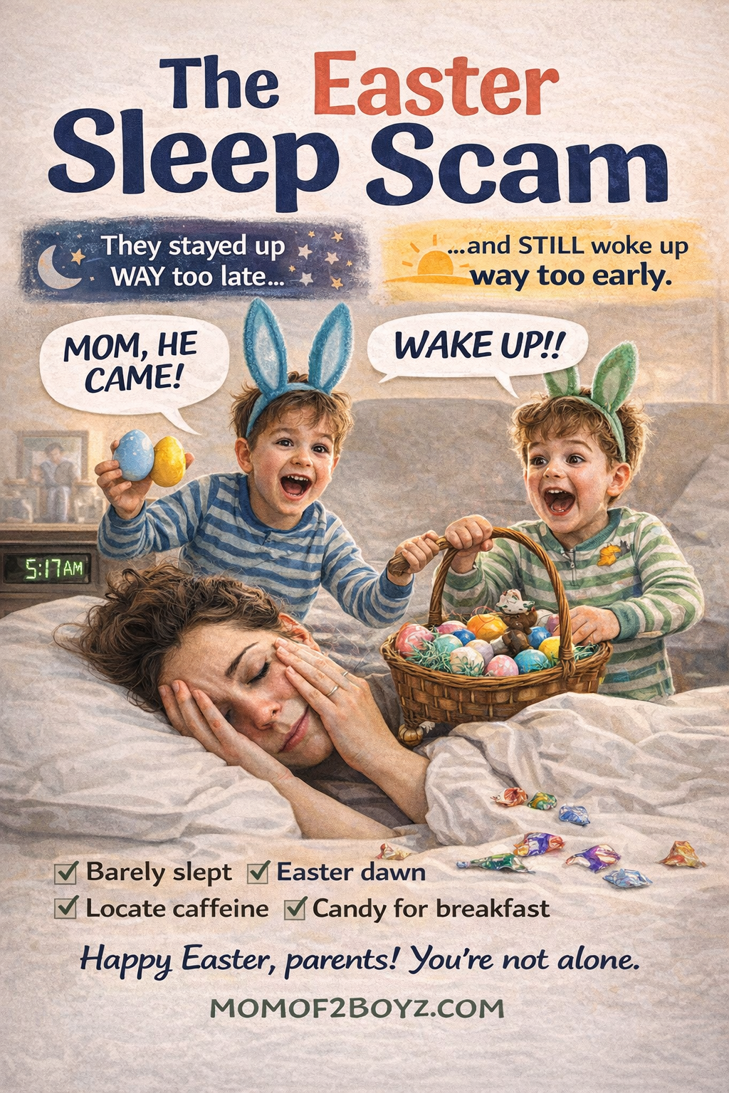 The Easter Sleep Scam: Why Kids Stay Up Late and Wake Up at Sunrise Anyway