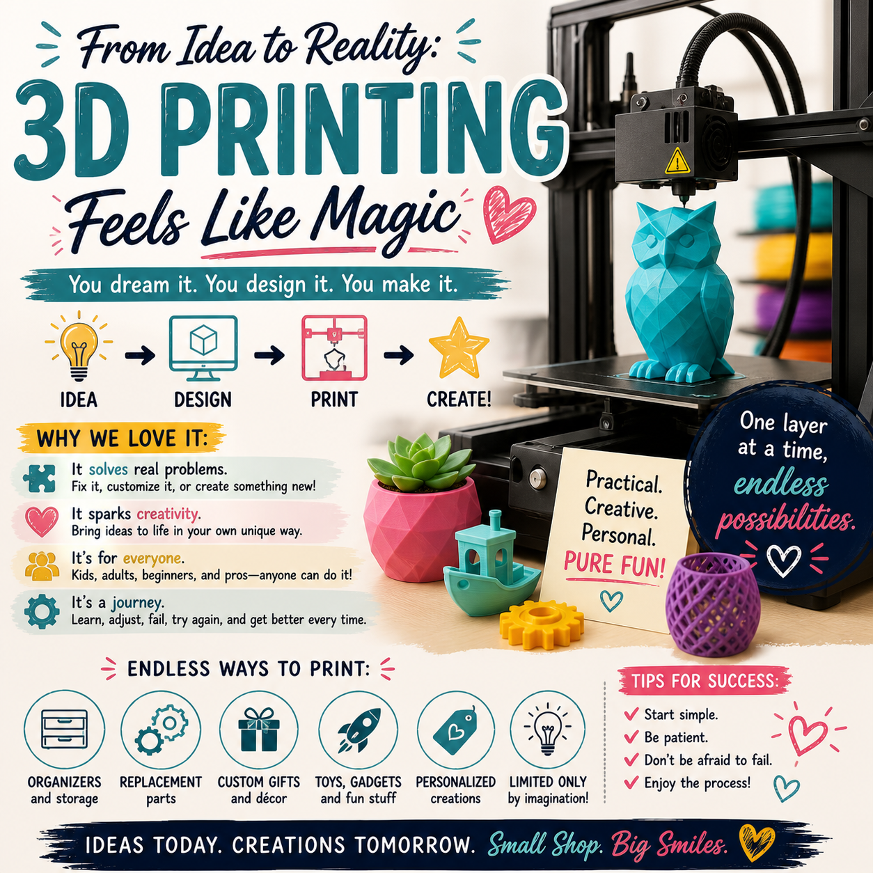 From Idea to Reality: Why 3D Printing Feels Like Magic