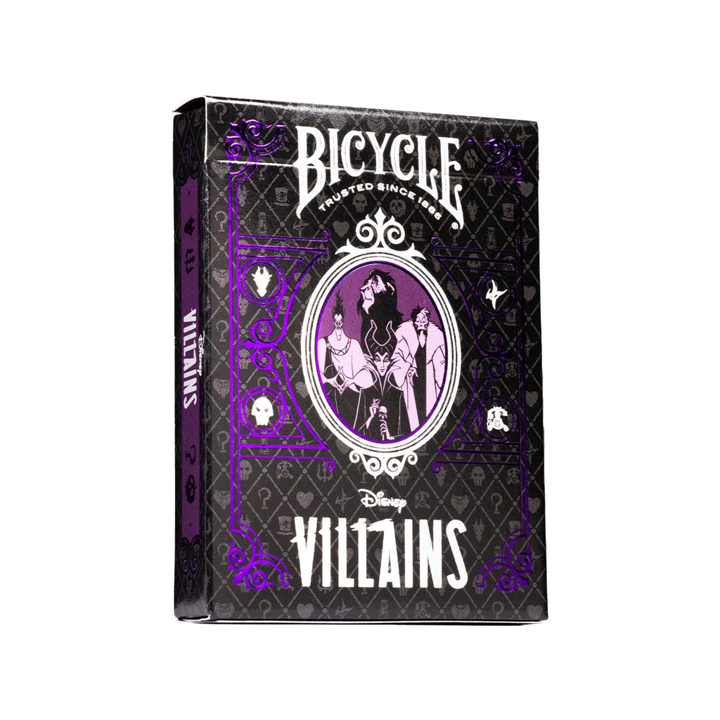 Disney Playing Cards Bundle – 4-Deck Set (Villains & Princesses Collection)