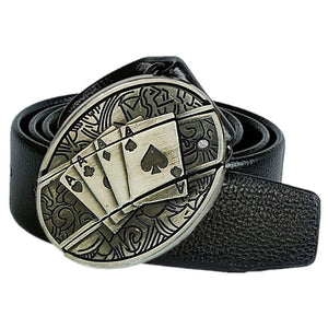 Poker Head Knife Black Belt