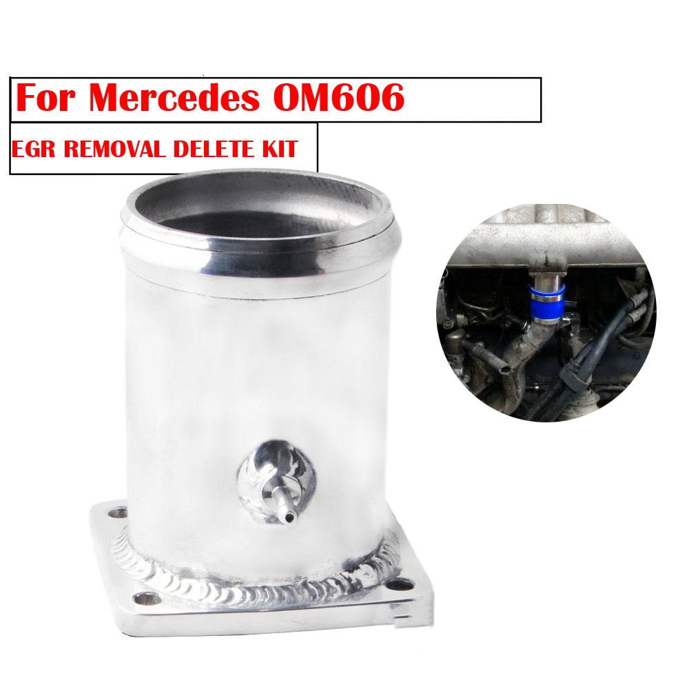 Car Modification EGR Exhaust Gas Recycling Valve Disassembly Pipe