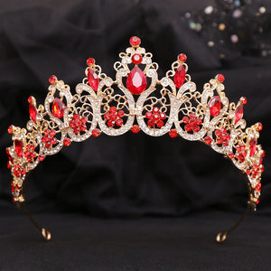 Gold White Red Diamond
