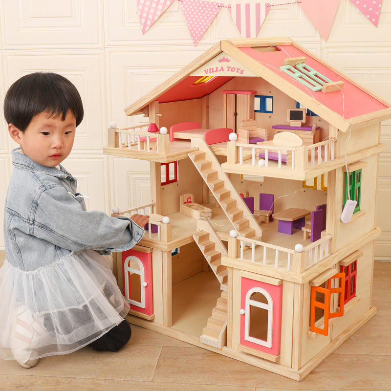 Storybook Wooden Dollhouse