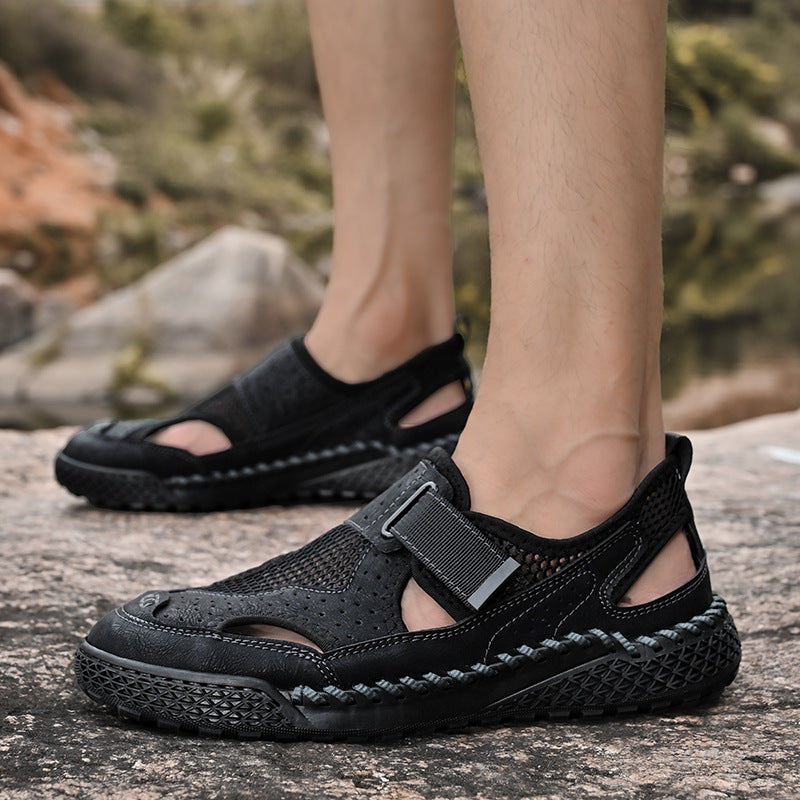 Breathable New Mens Closed-Toe Sandals
