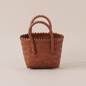 Hand woven handle