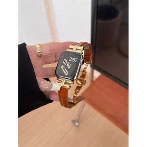 Brown Gold Buckle
