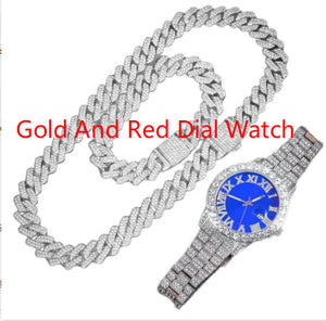Gold And Red Dial Watch