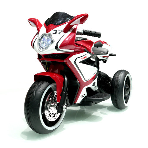 Kids 6V Electric Ride-On Motorcycle, Battery Powered Toy Bike for 3-4 Year Olds