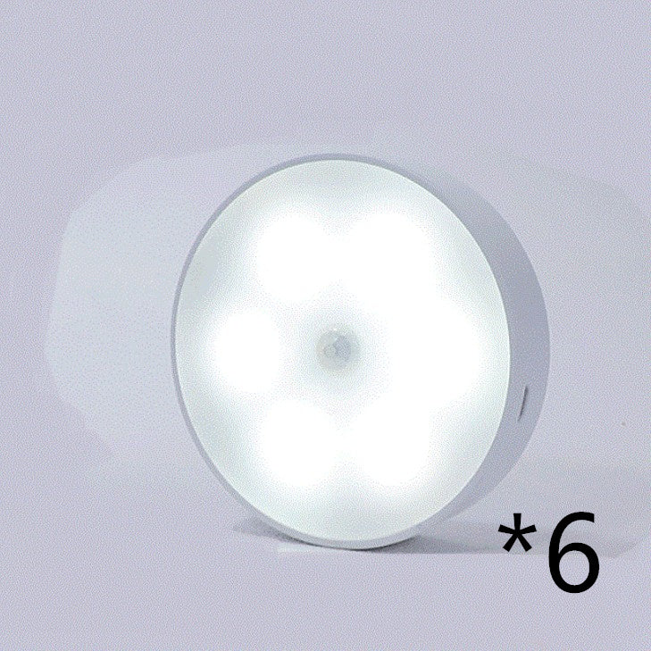 LED Motion Sensor Puck Lights – Rechargeable Under Cabinet Lighting, Wireless USB