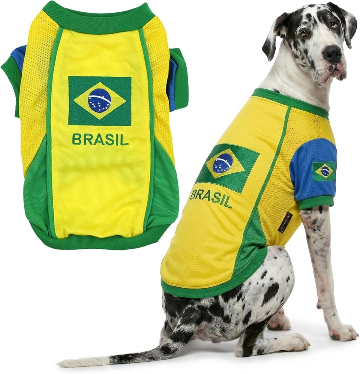 Parisian Pet Breathable Mesh Soccer Jersey for Dogs, XS–5XL