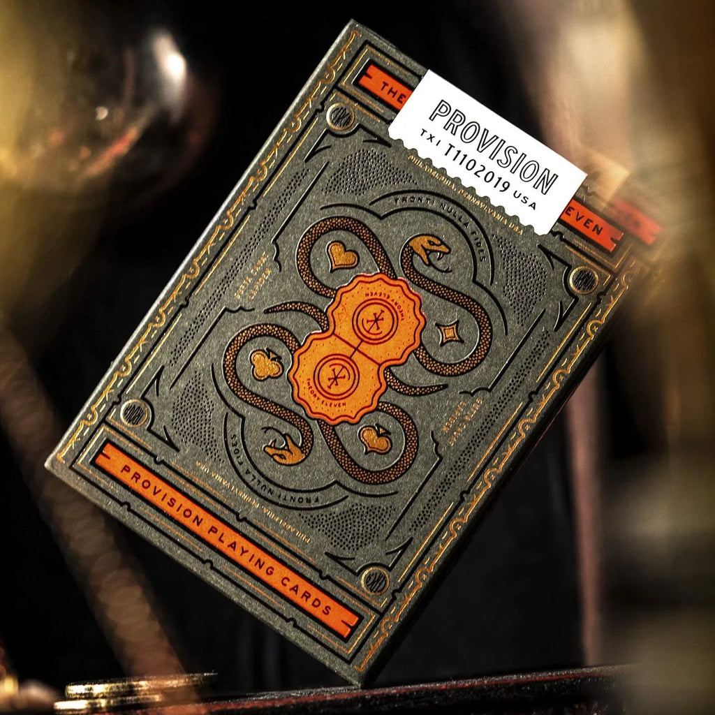 Theory11 Provision Playing Cards – Ember Red Philadelphia Edition