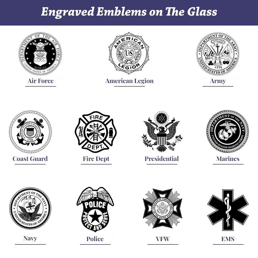 2 Documents Flag Display Cases - Oak.
