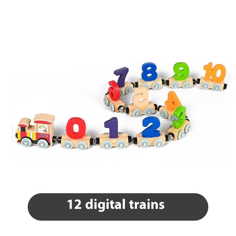 Magnetic Wooden Train Sets