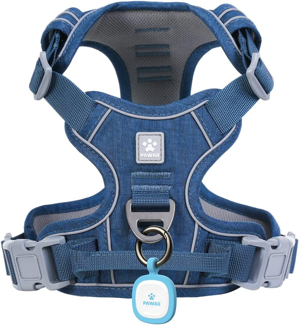 No-Pull Reflective Dog Harness with ID Tag