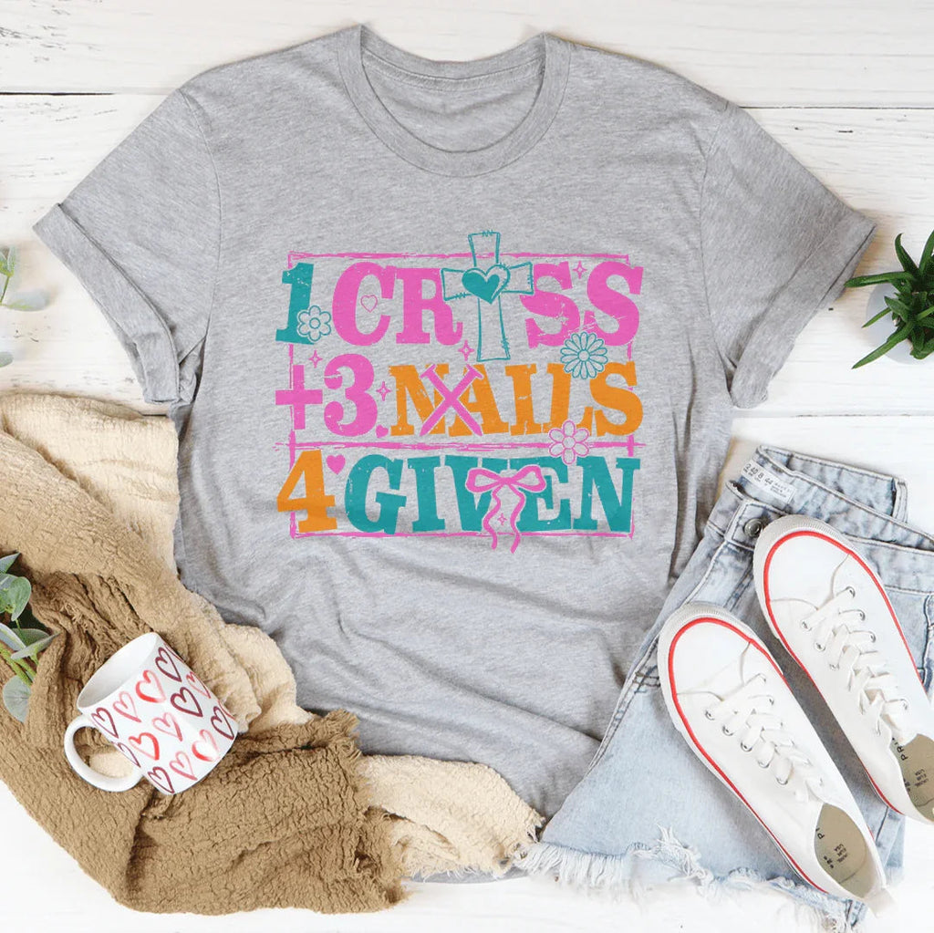 1 Cross +3 Nails 4 Given Tee