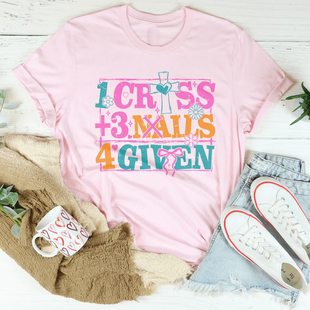 1 Cross +3 Nails 4 Given Tee