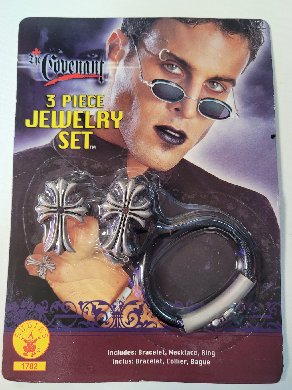 The Covenant: Gothic Nights Male Vampire 3 Piece Costume Jewelry Set