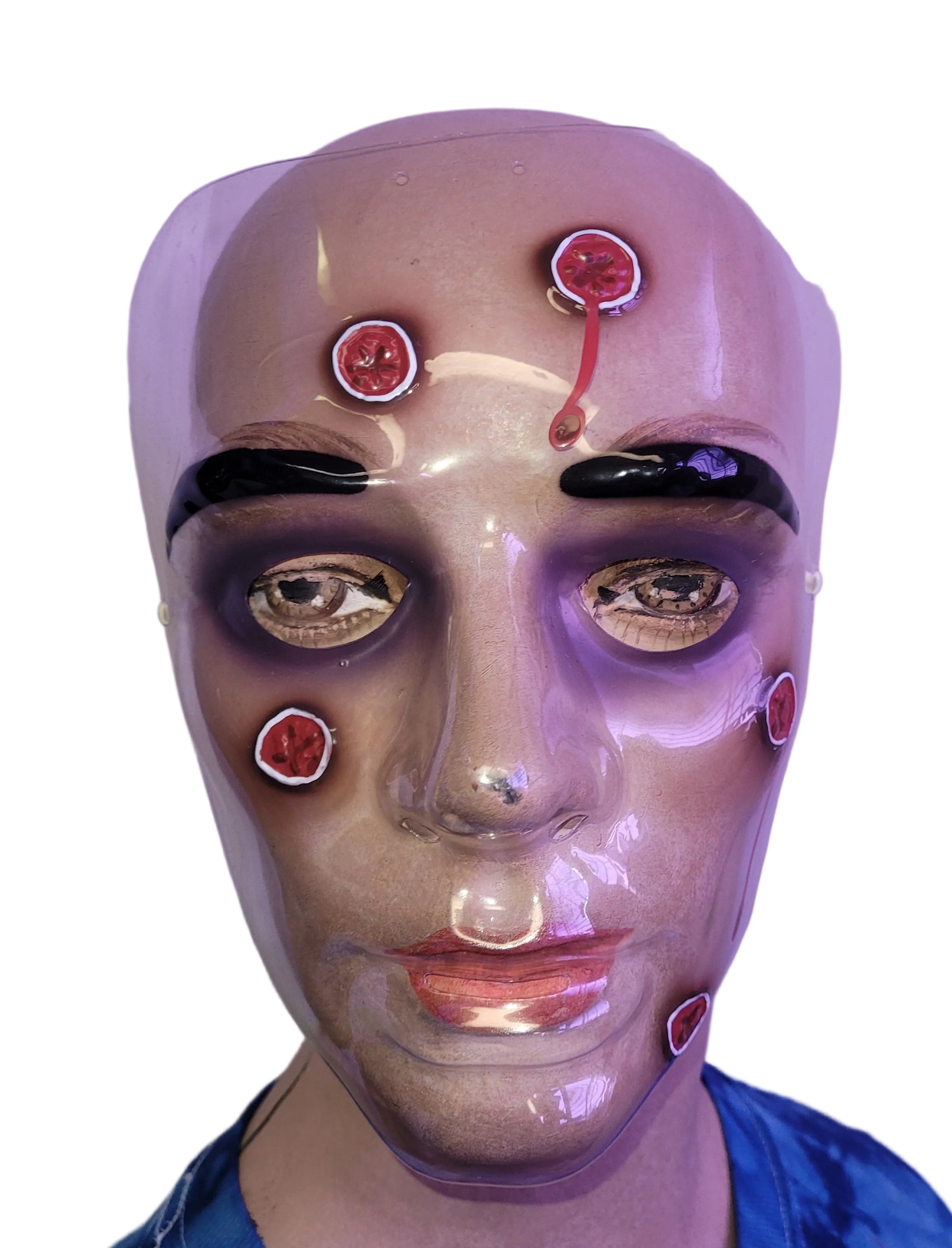 Plastic Wounded Face Bloody Masks