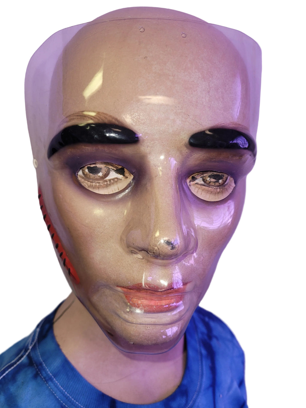 Plastic Wounded Face Bloody Masks