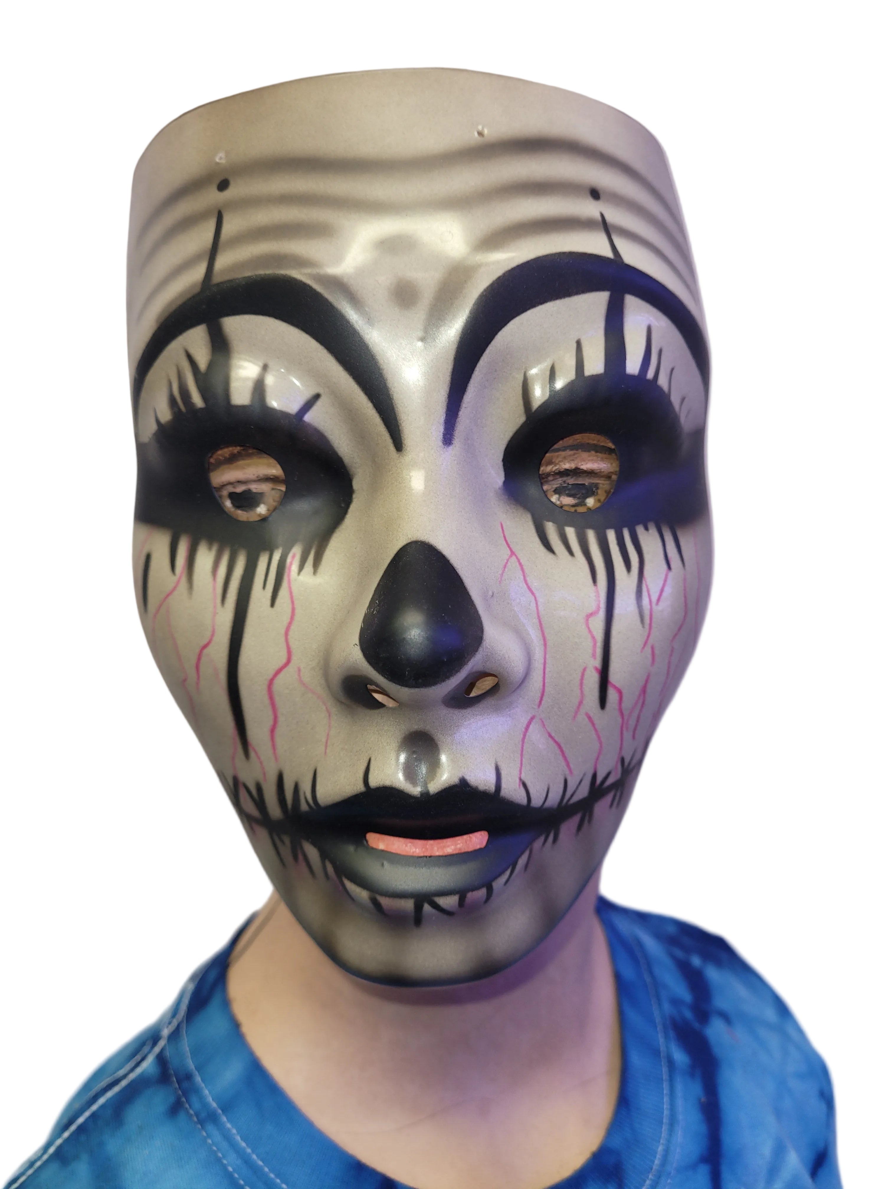 Vintage Fancy Faces Plastic Costume Masks