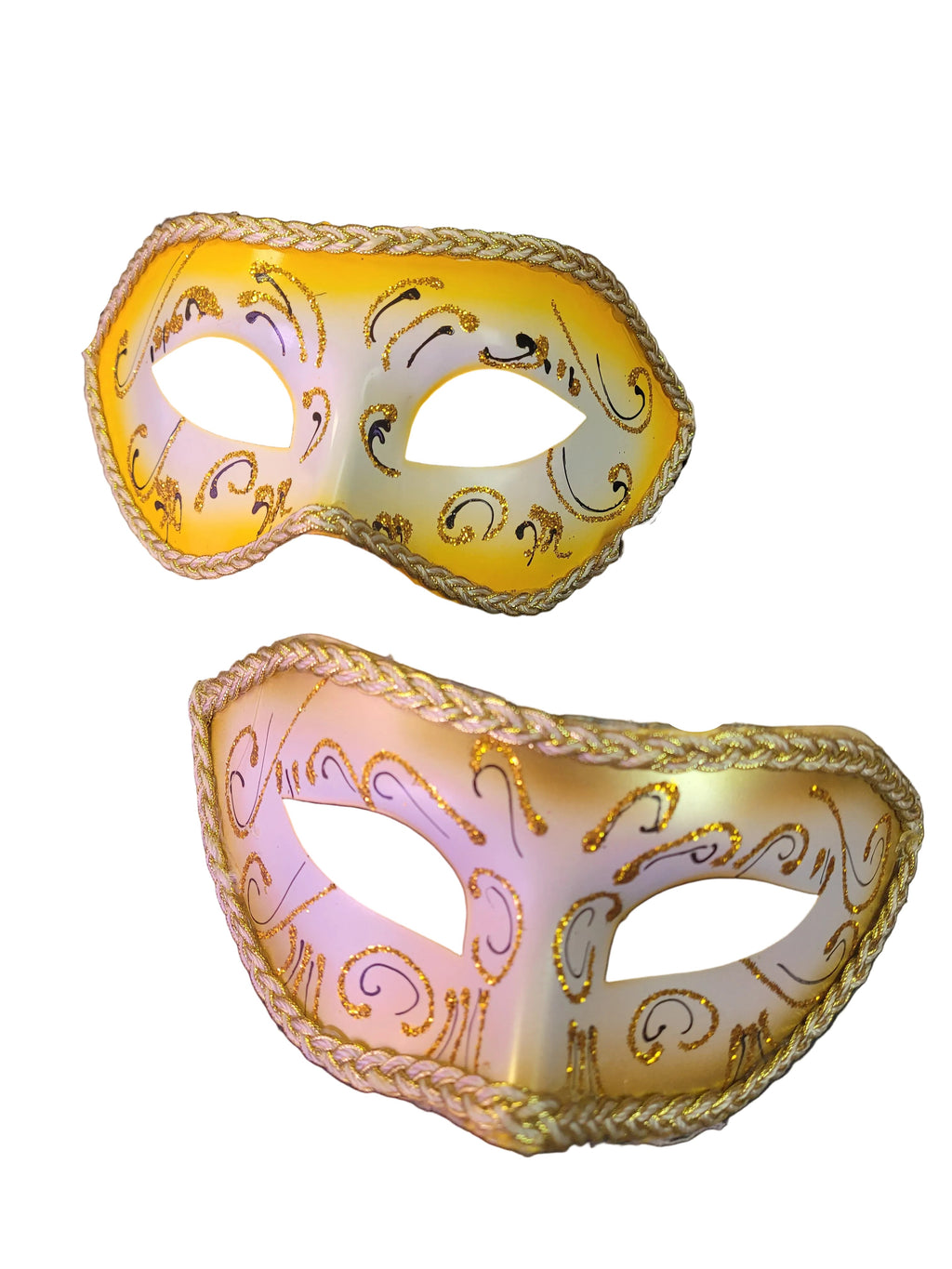 Star Power Fancy Masquerade Half Mask, One Size