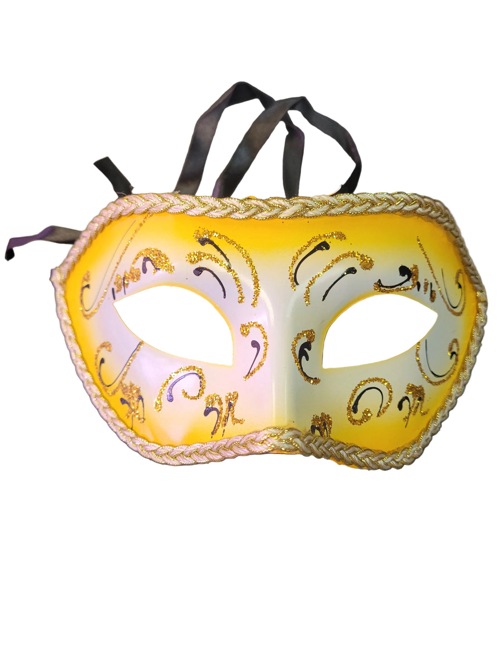Star Power Fancy Masquerade Half Mask, One Size